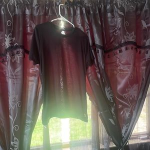 Black adjustable side scrunch Shirt